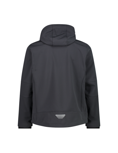 Ανδρικό SoftShell Jacket CMP Zip Hood Antracite - Reef
