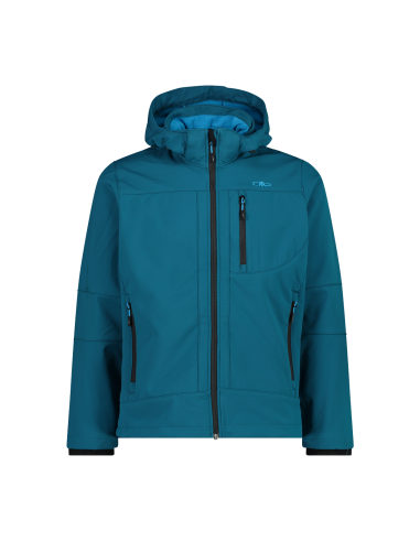 Ανδρικό SoftShell Jacket CMP Zip Hood Deep Lake