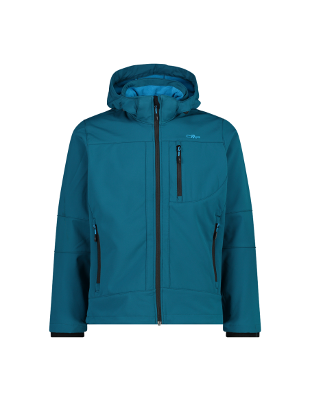 Ανδρικό SoftShell Jacket CMP Zip Hood Deep Lake