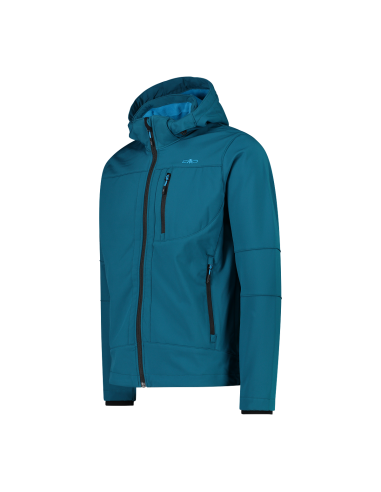 Ανδρικό SoftShell Jacket CMP Zip Hood Deep Lake