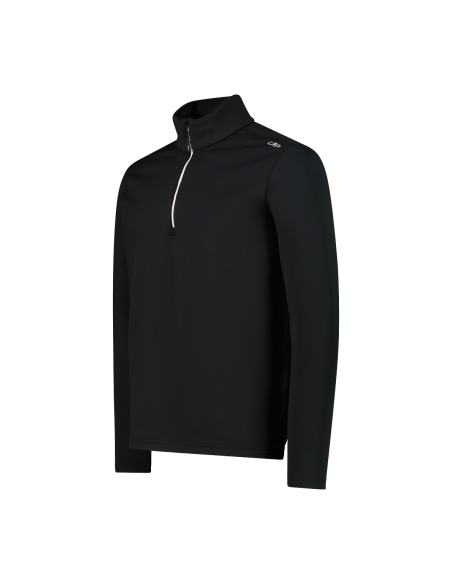 Ανδρικό Power stretch Fleece Jacket CMP Sweat Nero Bianco