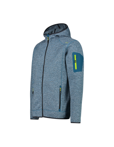 Ανδρικό Fleece Jacket CMP Fix Hood Reef - Deep Lake