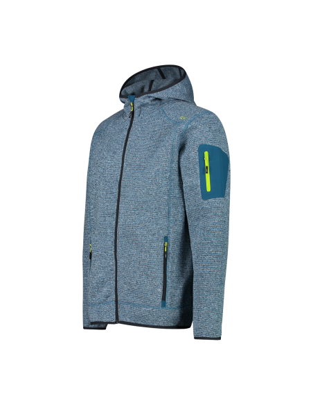 Ανδρικό Fleece Jacket CMP Fix Hood Reef - Deep Lake