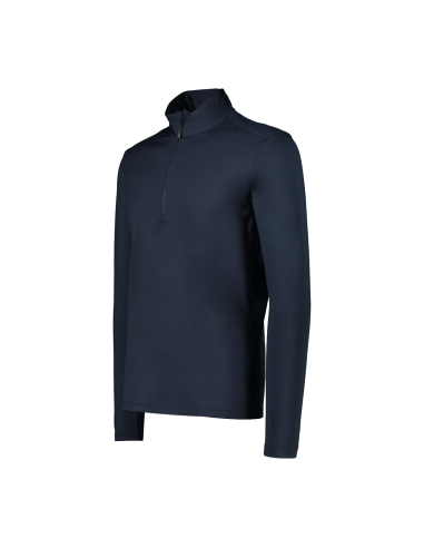 Ανδρικό Fleece CMP Plain Softech Turtleneck Black - Blue