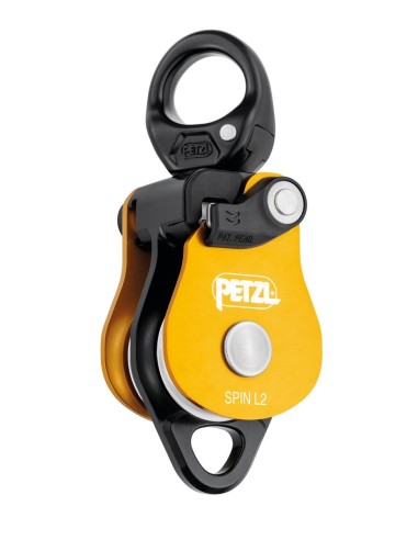 Τροχαλία Petzl Spin L2 με Swivel Yellow