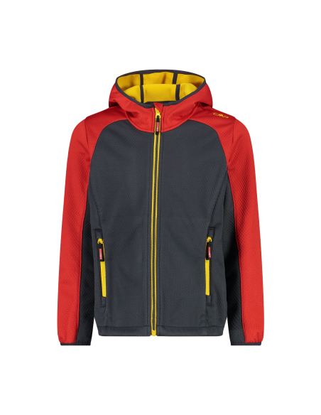 Παιδικό SoftShell Jacket CMP With Honeycomb Texture Titanio