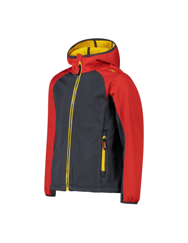 Παιδικό SoftShell Jacket CMP With Honeycomb Texture Titanio
