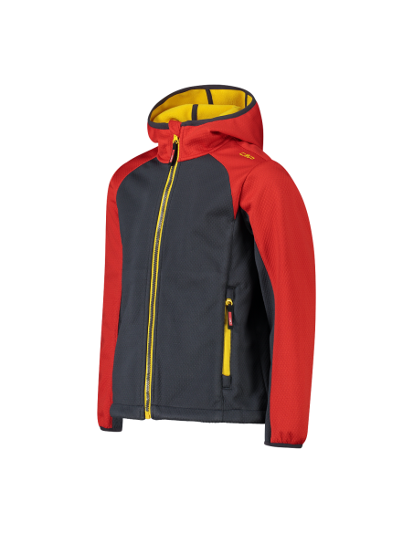 Παιδικό SoftShell Jacket CMP With Honeycomb Texture Titanio