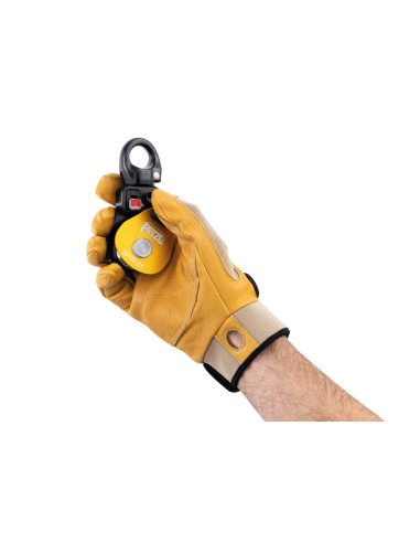 Τροχαλία Petzl Spin S1 με Swivel Yellow