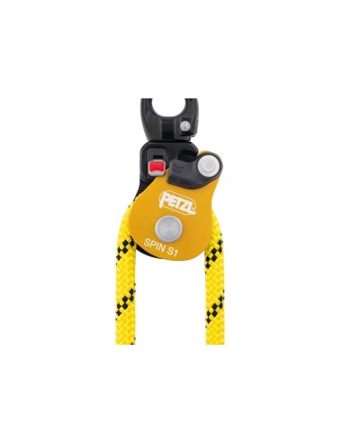 Τροχαλία Petzl Spin S1 με Swivel Yellow