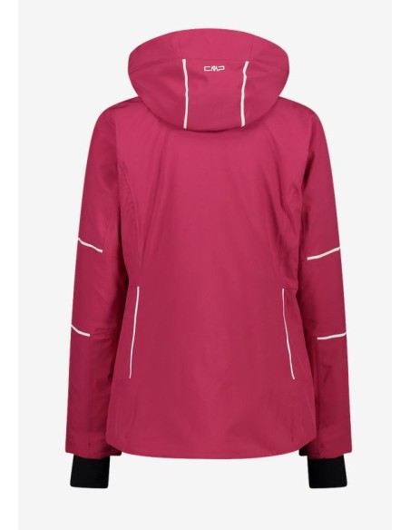Γυναικείο Μπουφάν CMP 4-Way Stretch Ski Jacket With Laser Inserts Sangria