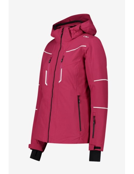 Γυναικείο Μπουφάν CMP 4-Way Stretch Ski Jacket With Laser Inserts Sangria