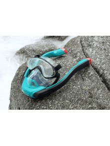 Μάσκα Full Face Bestway Flowtech Snorkel Mask Black - Turqoise S/M 2