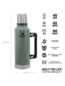 Θερμός Stanley The Legendary Classic Bottle 1900 ml Hammertone Green 2