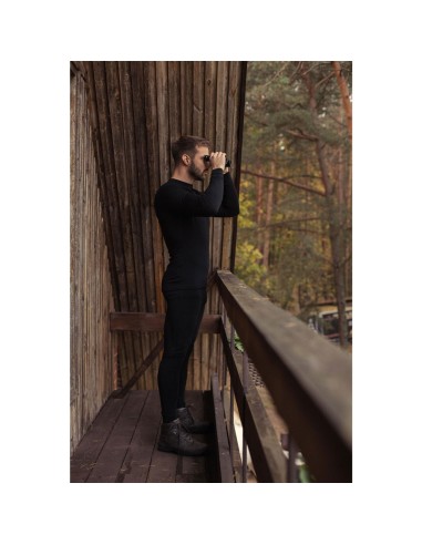 Ανδρικό Ισοθερμικό Παντελόνι Thermowave Merino (95%) Arctic (265gsm) Black
