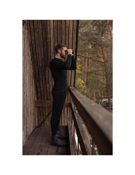 Ανδρικό Ισοθερμικό Παντελόνι Thermowave Merino (95%) Arctic (265gsm) Black