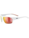 Γυαλία Uvex Sportstyle 233 P - White mat - mirror red (S3)
