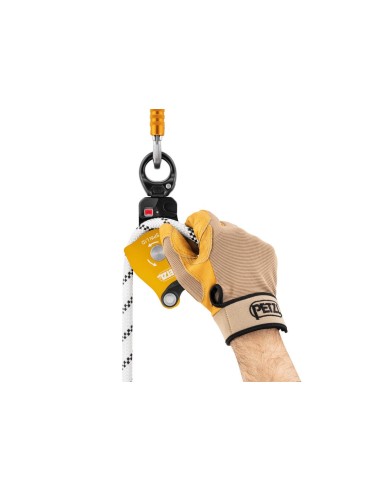 Τροχαλία Petzl Spin L1D με Swivel Yellow