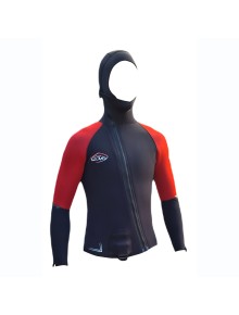 Neopren Seland Aneto Jacket Black-Red