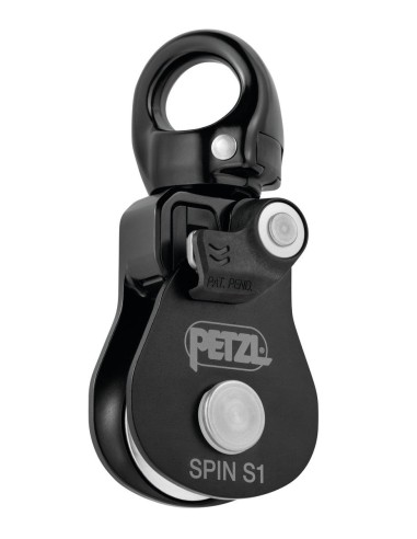 Τροχαλία Petzl Spin S1 με Swivel Black