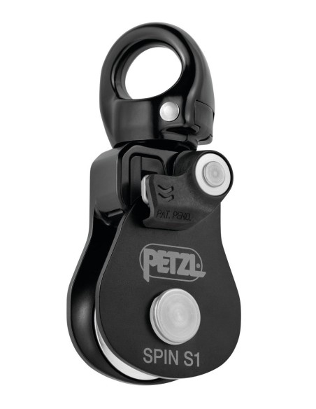 Τροχαλία Petzl Spin S1 με Swivel Black