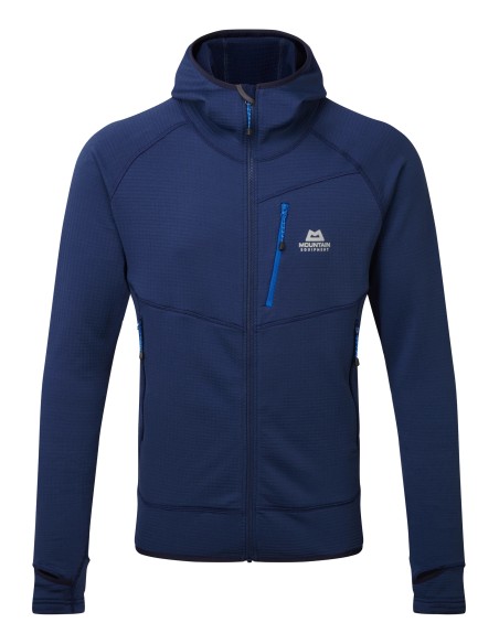 Ανδρικό Fleece Mountain Equipment Eclipse Hooded Jacket Medieval Blue