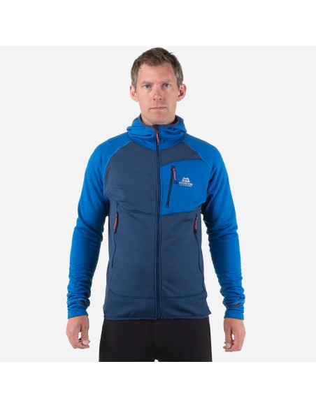 Ανδρικό Fleece Mountain Equipment Eclipse Hooded Jacket Medieval Blue