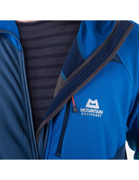 Ανδρικό Fleece Mountain Equipment Eclipse Hooded Jacket Medieval Blue