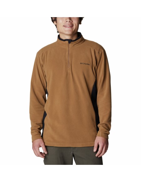 Ανδρική Μπλούζα Columbia Klamath Range II Half Zip Fleece Delta - Black