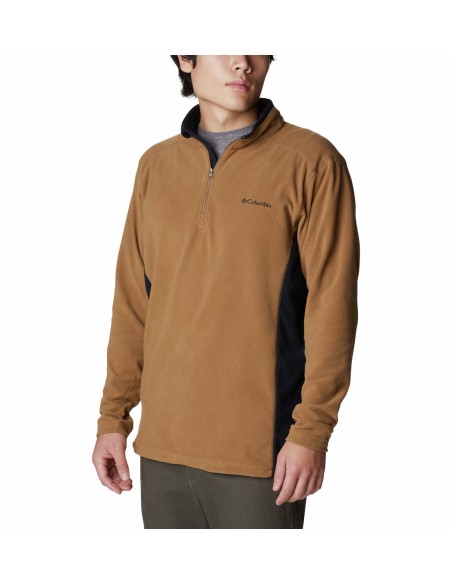 Ανδρική Μπλούζα Columbia Klamath Range II Half Zip Fleece Delta - Black