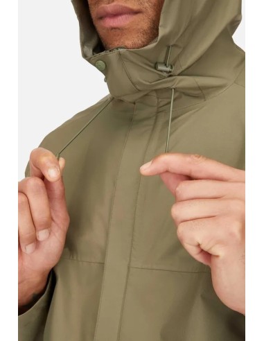 Ανδρικό Αδιάβροχο Rab Downpour Eco Jacket Army - Aspen Green