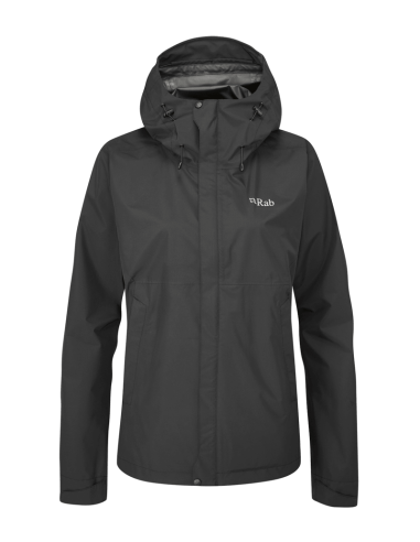 Γυναικείο Αδιάβροχο Rab Downpour Eco Wmns Black