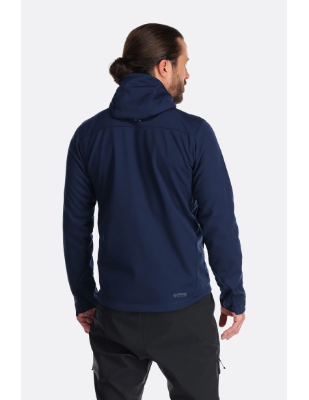 Ανδρικό Softshell Jacket Rab Scimitar Windstopper Black