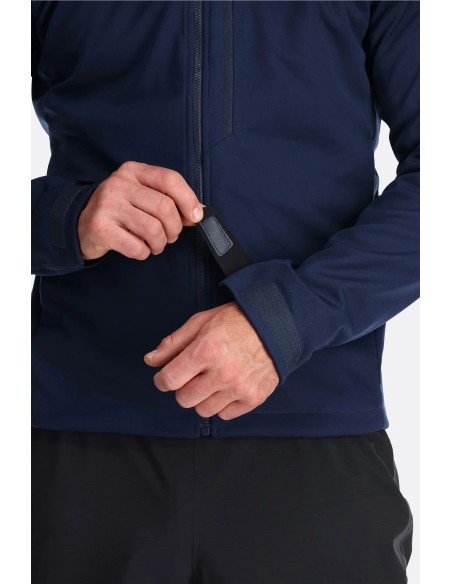 Ανδρικό Softshell Jacket Rab Scimitar Windstopper Black