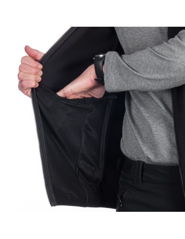 Men's trekking fleece vest Willis Black