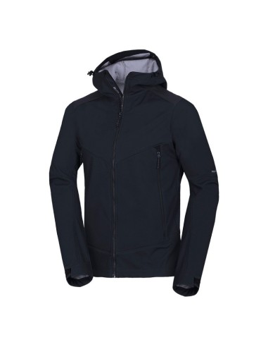 Men's Outdoor hoody softshell jacket 3L Morris Black