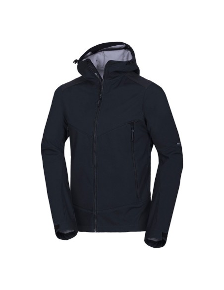 Men's Outdoor hoody softshell jacket 3L Morris Black
