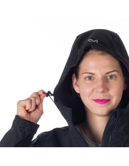 Women's travel elegant softshell jacket 3L Jeanne Black