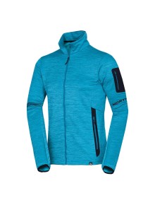 Men's melange trekking sweater regular fit Nick Blue Melange