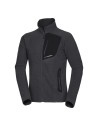 Men's trekking fleece sweater melange style Bob Black