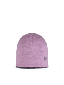 Buff® LW Merino Wool Reversible Hat - Pansy-Graphite Multistripe