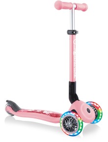 Globber Scooter Junior Foldable Fantasy Lights Flowers Pastel Pink (433-210)
