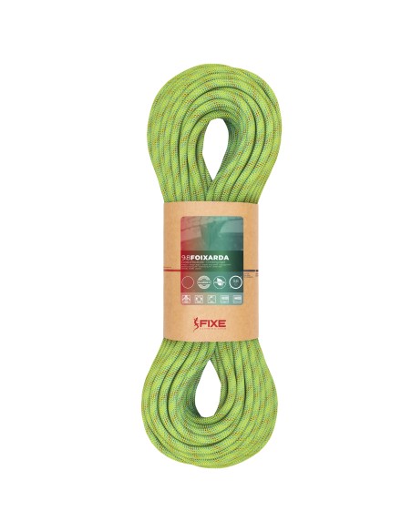 Σχοινί Αναρρίχησης Fixe Climbing Foixarda 9,8 mm - 60m - Green