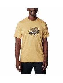 Ανδρική Μπλούζα Columbia Rockaway River Outdoor SS T-Shirt Light Camel - Range Roamer