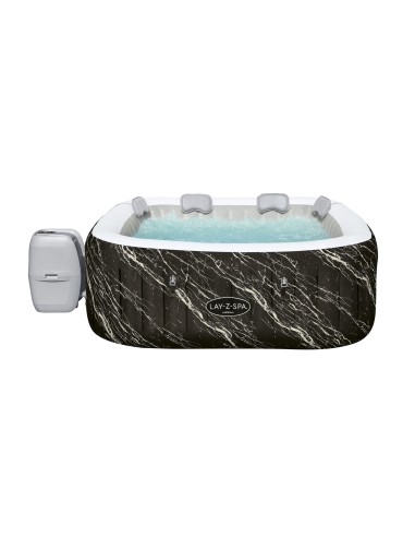 Lay-Z-Spa Hawaii Smart Luxe Airjet 6 Black Marble 1.80mx1.80mx66cm