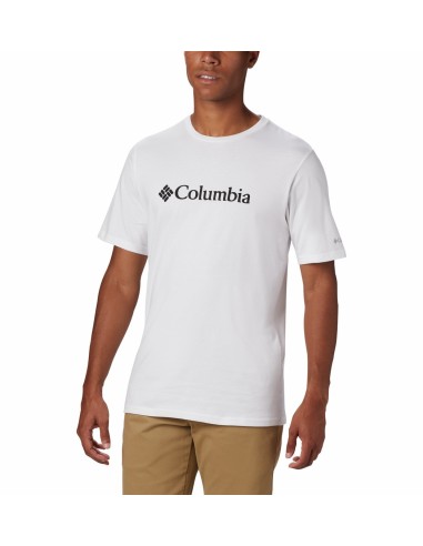Ανδρική Μπλούζα Columbia CSC Basic Logo SS Tee - White