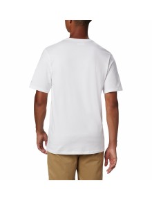Ανδρική Μπλούζα Columbia CSC Basic Logo SS Tee - White 2