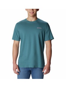 Ανδρική Μπλούζα Columbia North Cascades SS Tee - Cloudburst CSC Box Logo