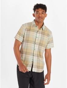 Ανδρικό πουκάμισο Marmot Aerobora Novelty Short-Sleeve Shirt Vetiver Wayland Plaid