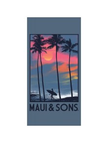 Πετσέτα Θαλάσσης Maui Microfiber Palm Trees 90X180cm 2